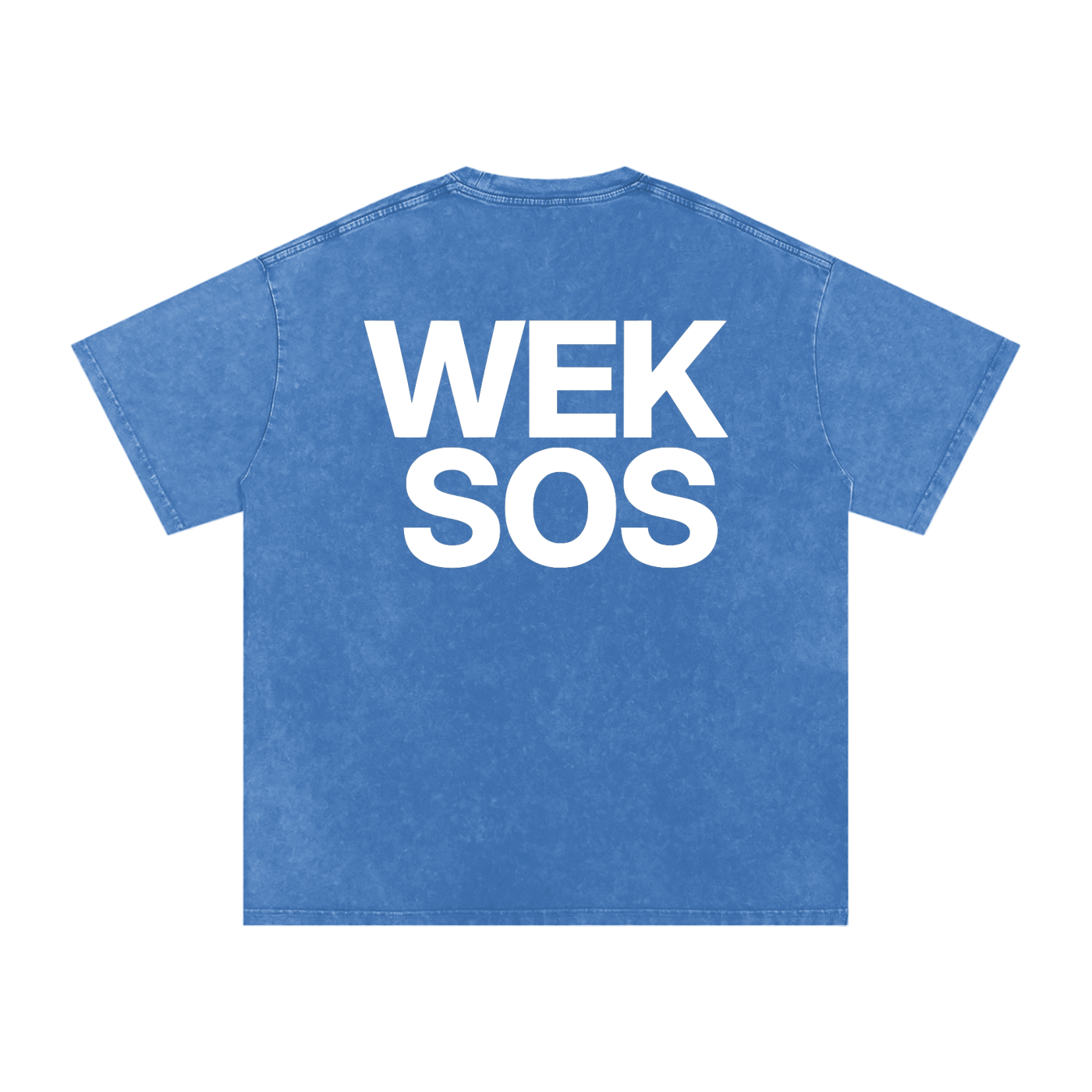 "Washed Snow Oversized Cotton T-Shirt"