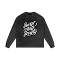 Acid Wash Oversize Long Sleeve T-Shirt