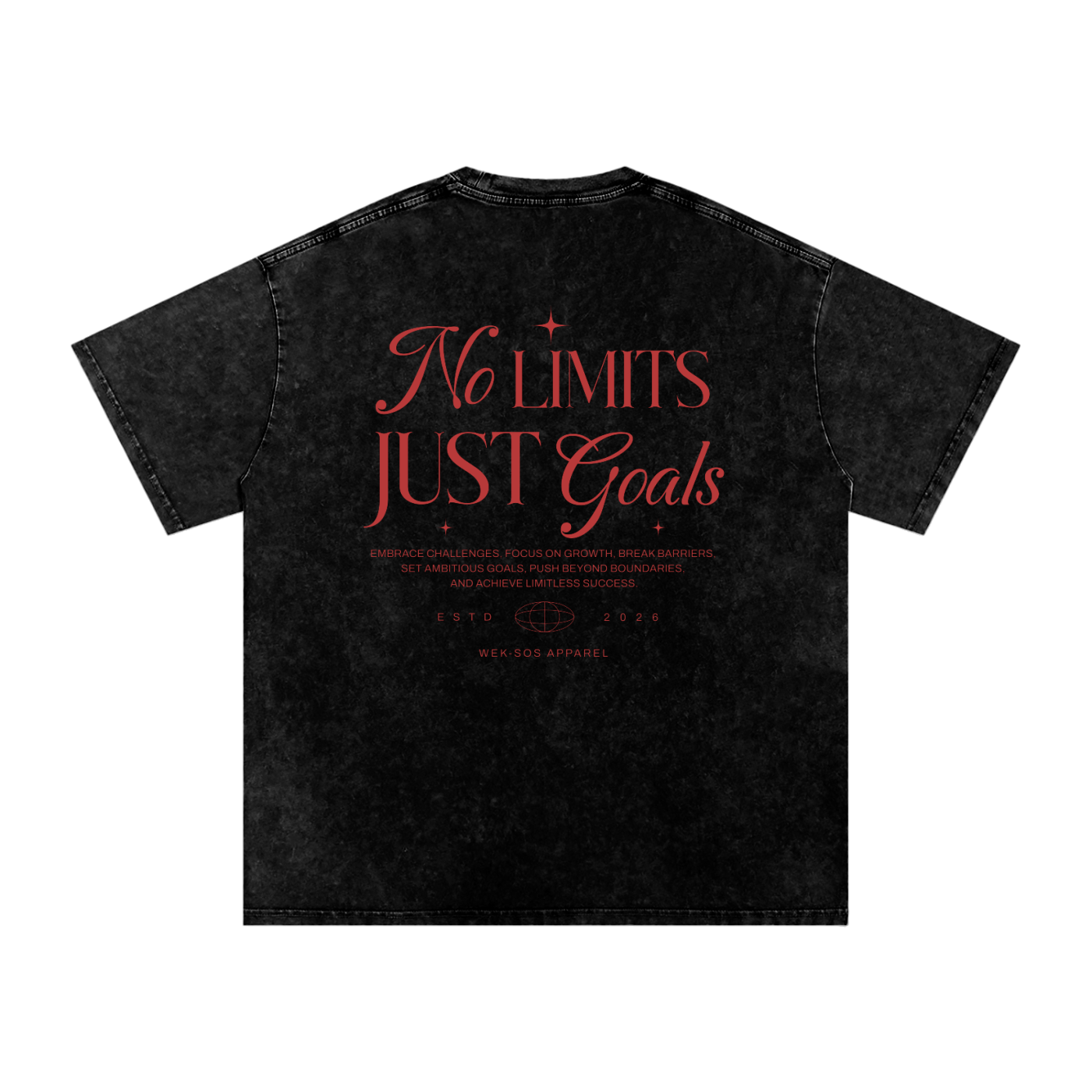 Gods' Snow Washed Oversized Cotton Tee