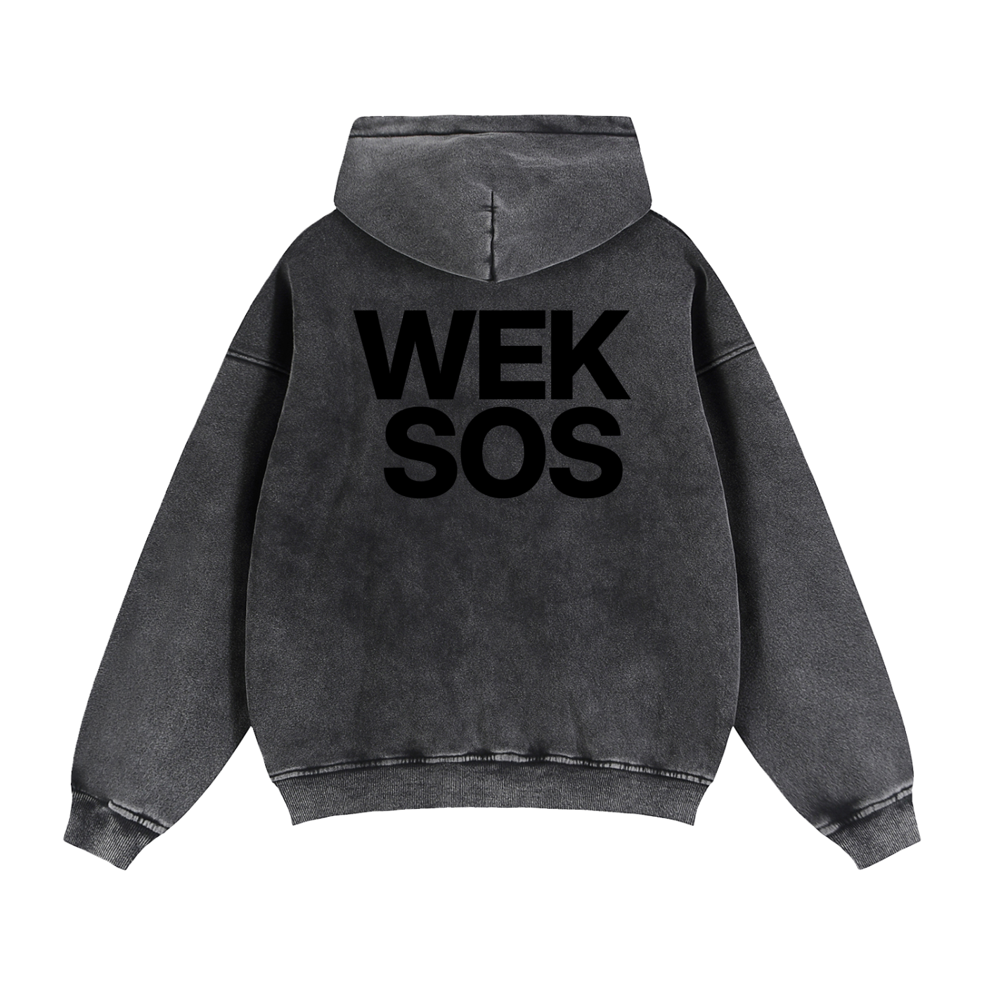 Loose Vintage Zip-Through Fleece Hoodie