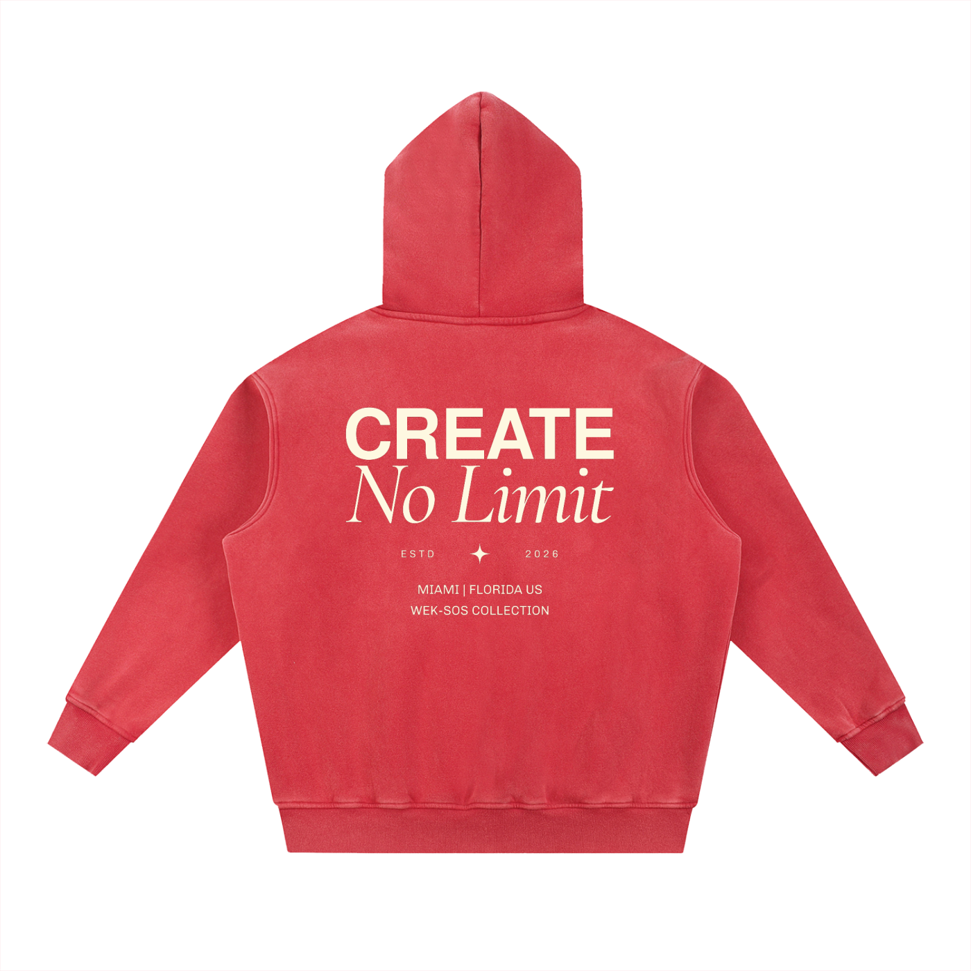 Create Wash Oversize Hoodie