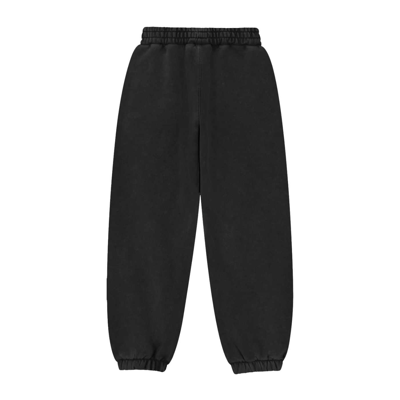 Vintage Black Unisex Drawstring Jogger Sweatpants