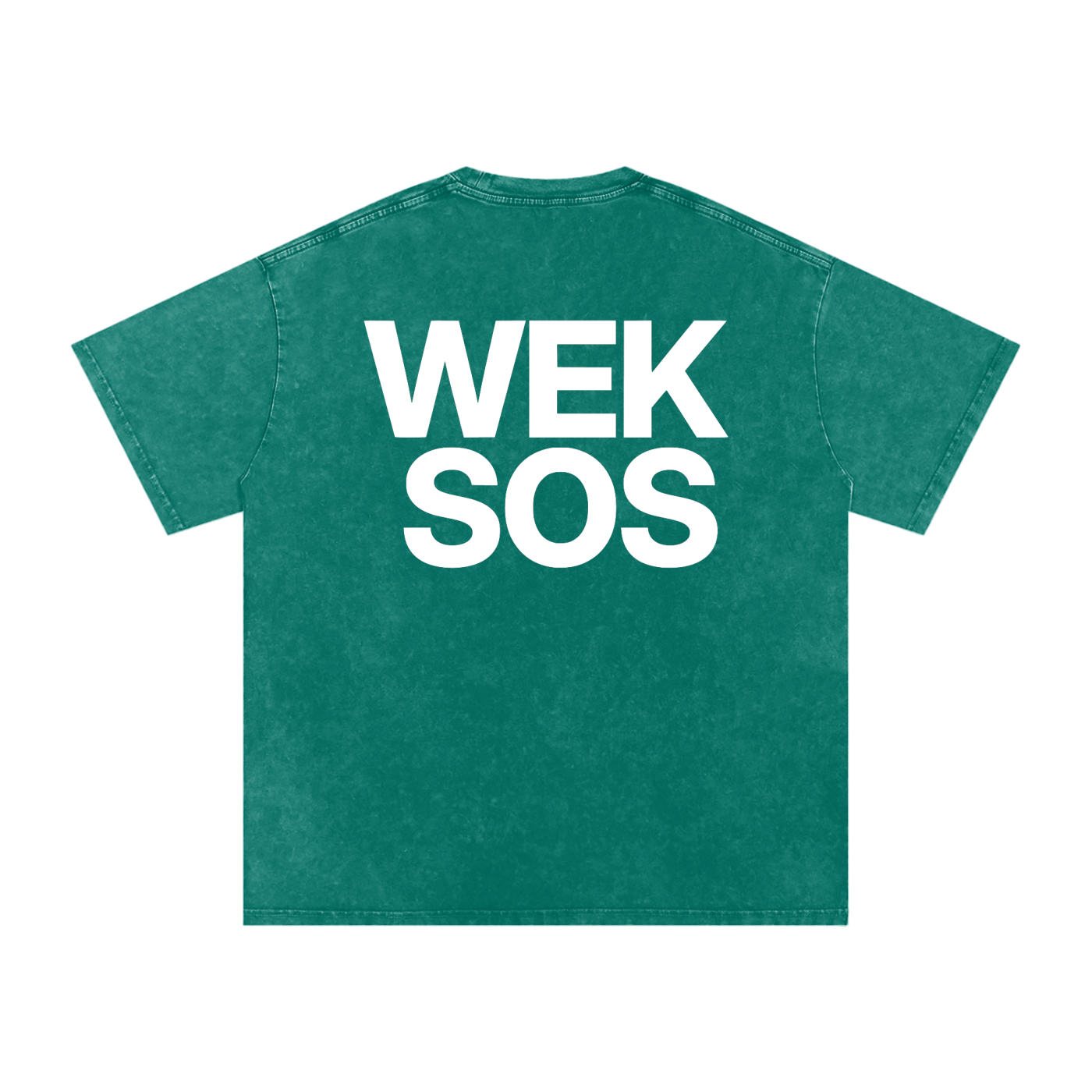 "Washed Snow Oversized Cotton T-Shirt"