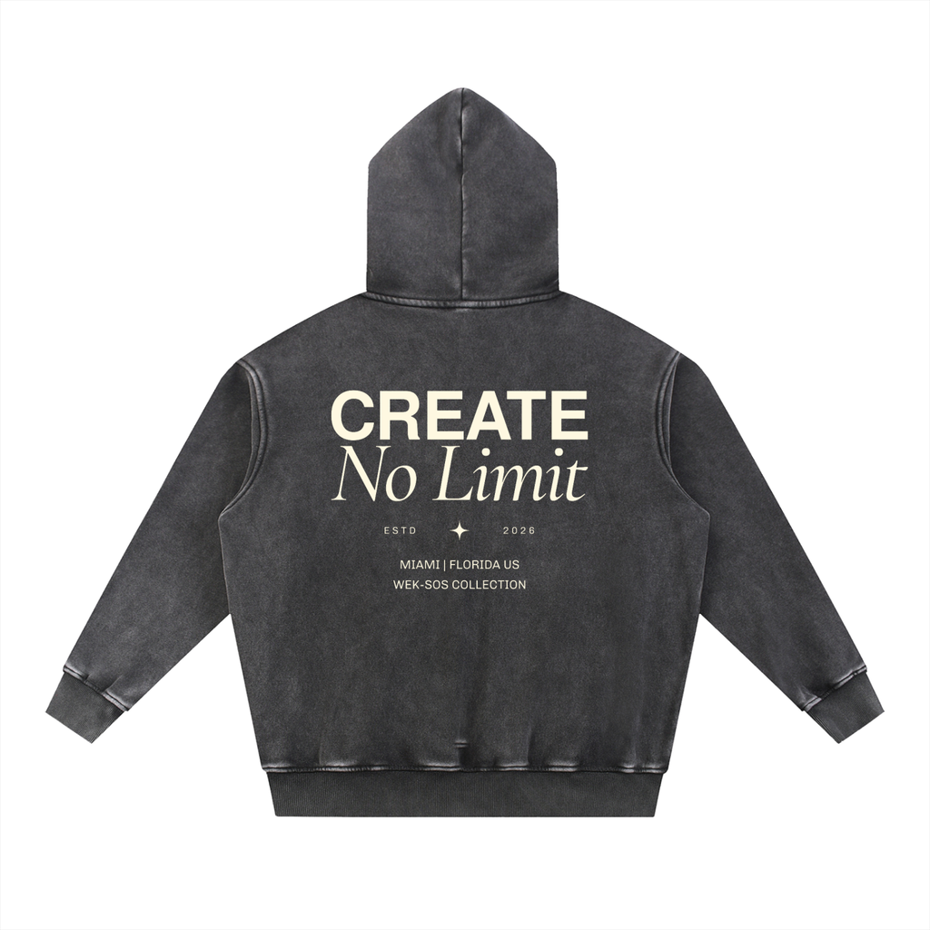 Create Wash Oversize Hoodie
