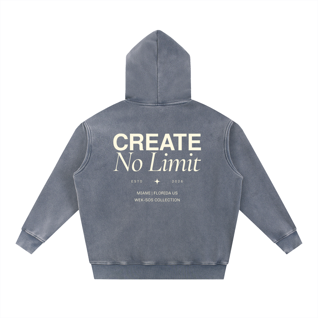 Create Wash Oversize Hoodie