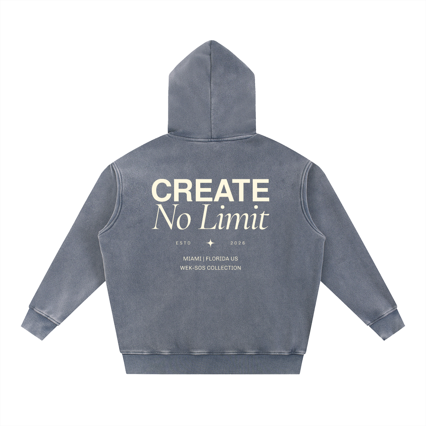 Create Wash Oversize Hoodie