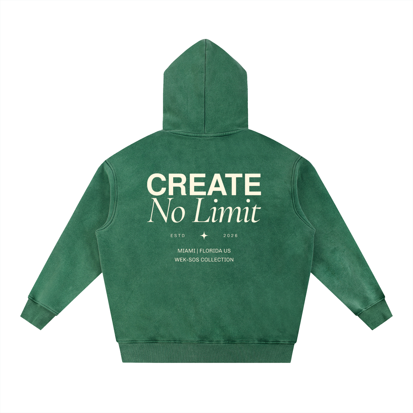 Create Wash Oversize Hoodie