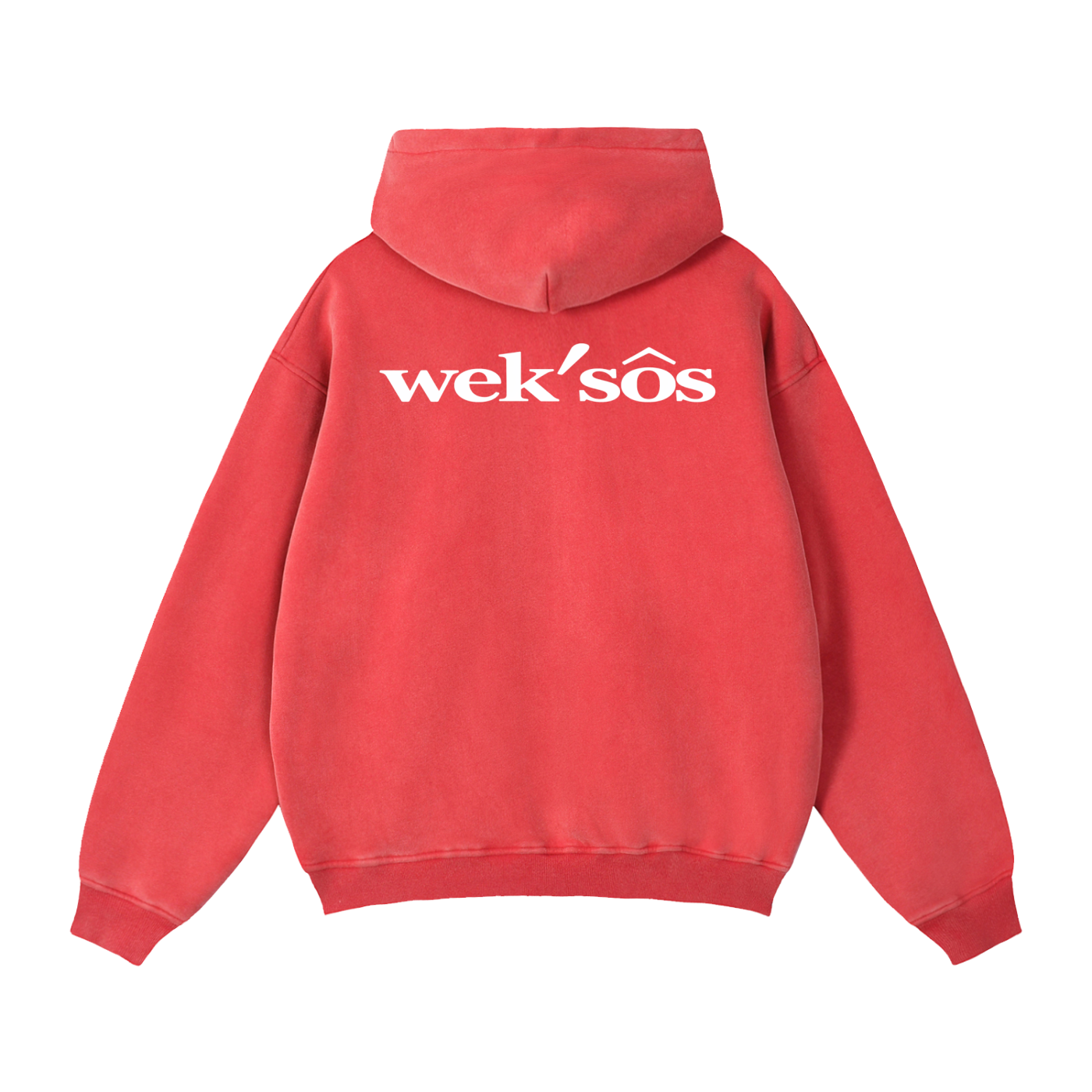 Loose Vintage Zip-Through Boxy Fleece Hoodie