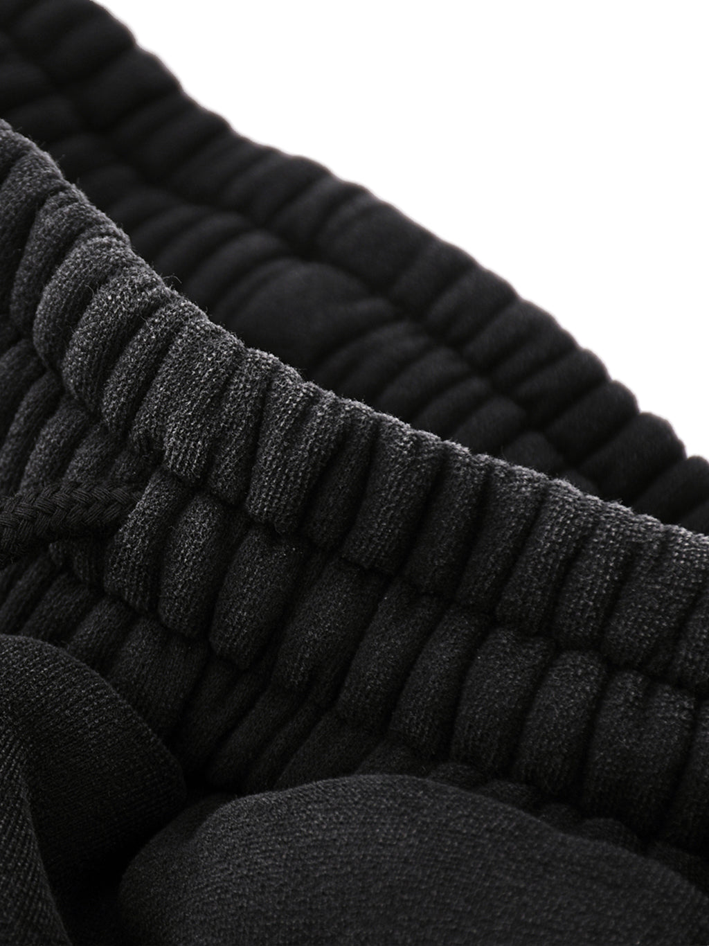 Vintage Black Unisex Drawstring Jogger Sweatpants