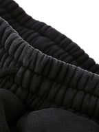 Vintage Black Unisex Drawstring Jogger Sweatpants