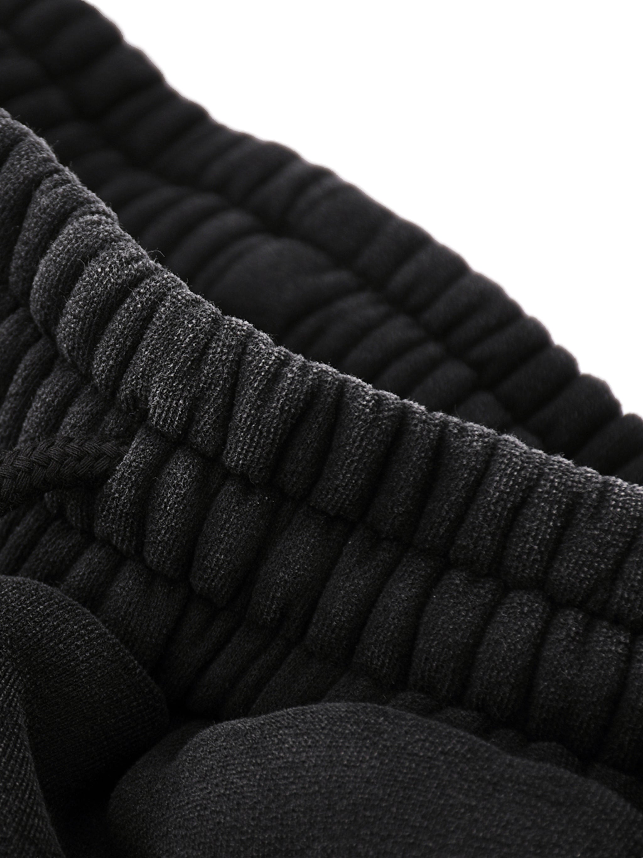 Vintage Black Unisex Drawstring Jogger Sweatpants