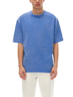 "Washed Snow Oversized Cotton T-Shirt"